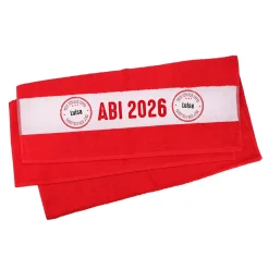 Abi Badetuch mit Name - Reif für die Insel