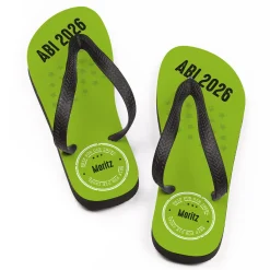 Abi Sandalen mit Name - Reif für die Insel