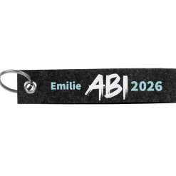 ABI - Schlüsselanhänger mit Name - Geschenk zum Abitur