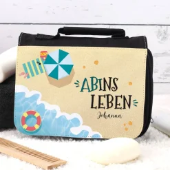 Abitur-Geschenk Kulturtasche mit Name