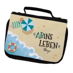 Abitur-Geschenk Kulturtasche mit Name