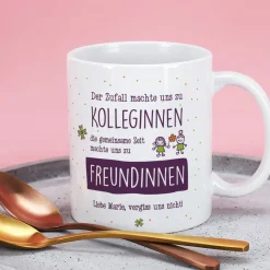 Abschiedsgeschenk Tasse für Kolleginnen mit Ihrem Text