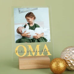Acrylfoto - OMA - mit Ihrem Foto und Wunschtext