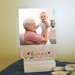Acrylfoto - OMA - mit Ihrem Foto und Wunschtext