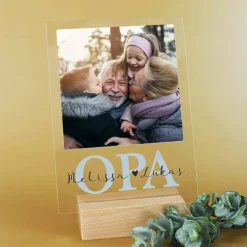 Acrylglas - OPA - mit Foto und Wunschtext