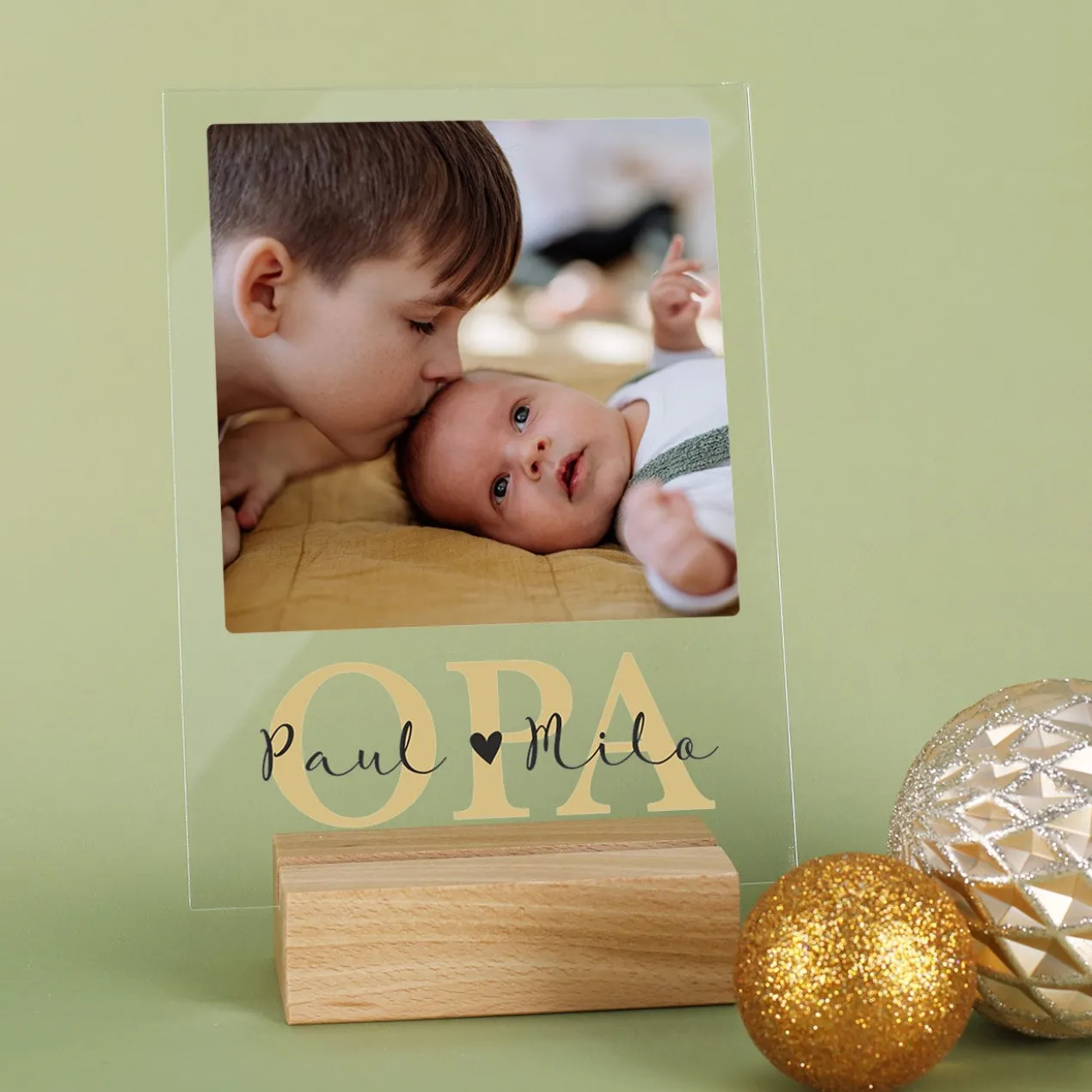 Acrylglas - OPA - mit Foto und Wunschtext