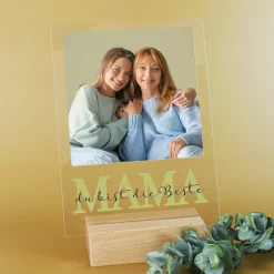 Acrylglasplatte - MAMA - mit Ihrem Wunschfoto
