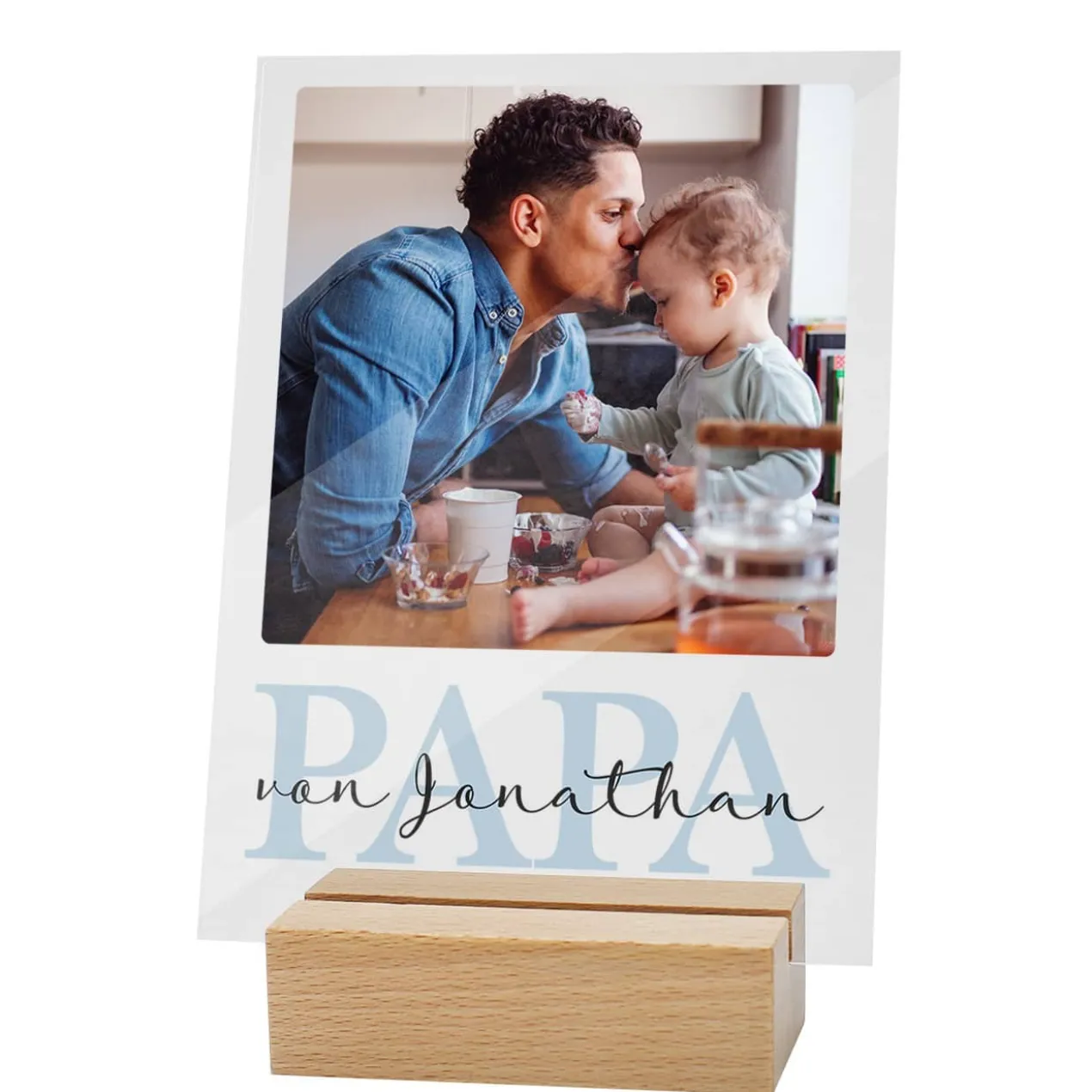 Acrylglasplatte - PAPA - mit Fotoaufdruck