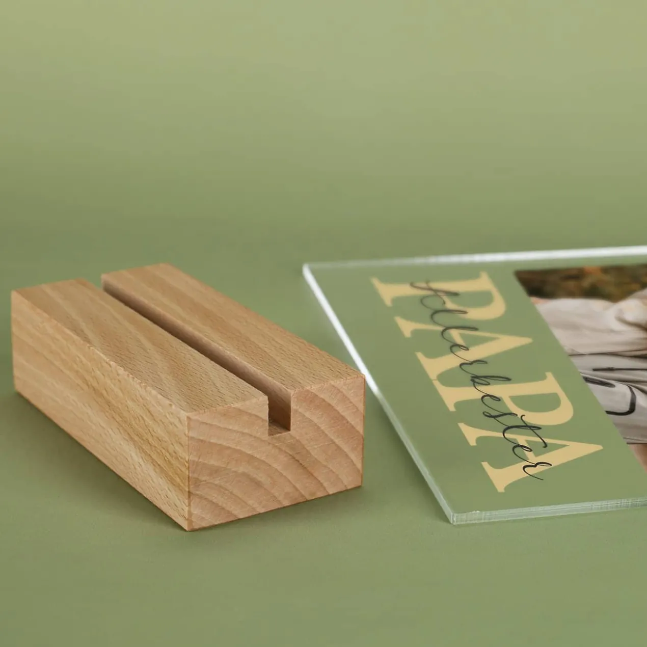 Acrylglasplatte - PAPA - mit Fotoaufdruck