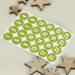 Adventskalender Bierkastenbanderole mit 24 Aufklebern für Bierflaschen | Bierchen klemmt