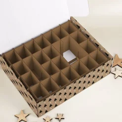 Adventskalender für Männer zum Befüllen mit Hirschgeweih und Ihrem Wunschnamen