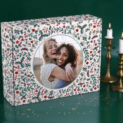 Adventskalender mit rundem Foto