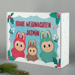Adventskalender personalisiert mit Name | Frohe Weihnachten mit süßem Monstermotiv DIY