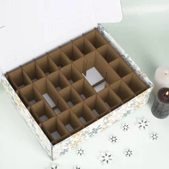 Adventskalender zum Befüllen mit zwei Fotos und Ihren Wunschtexten