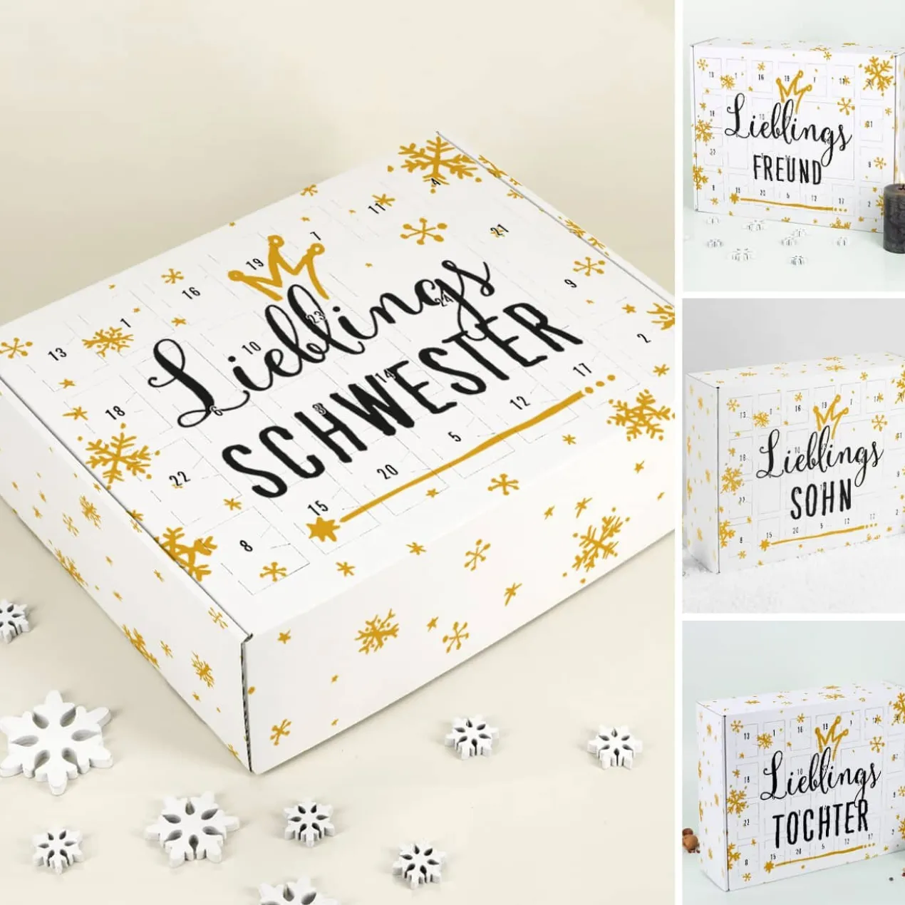 Adventskalender zum selber füllen für Ihren Liebling