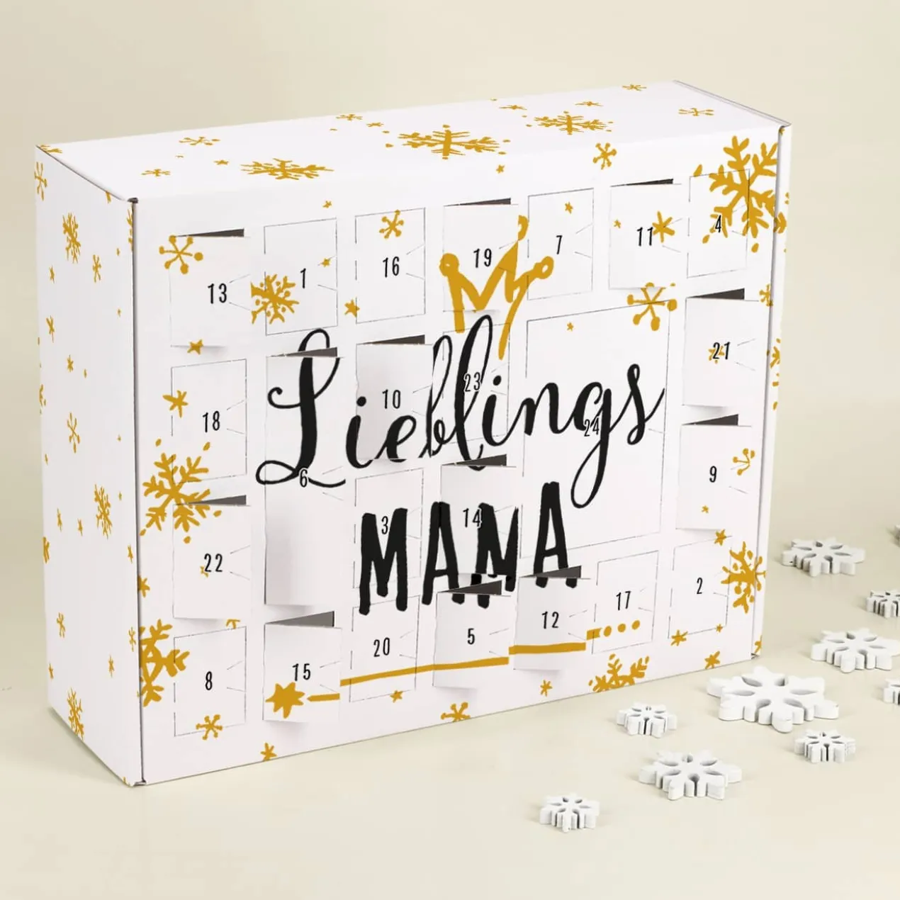 Adventskalender zum selber füllen für Ihren Liebling
