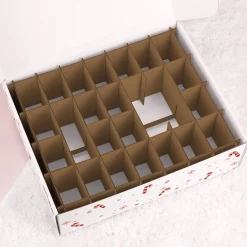 Adventskalender zum Selbstbefüllen mit Zuckerstangen und Wunschtext