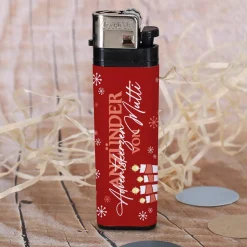 Adventskerzen-Anzünder - Feuerzeug mit persönlichen Aufkleber