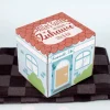 Alles Gute im neuen Zuhause - Schnaps-Geschenkset zum Einzug verpackt als kleines Haus