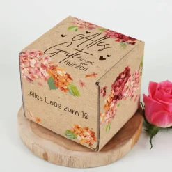 Alles Gute kommt von Herzen - Geschenkverpackung in fünf Größen