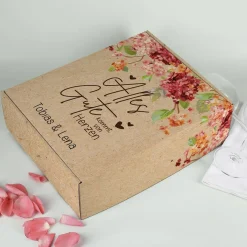 Alles Gute kommt von Herzen - Geschenkverpackung in fünf Größen