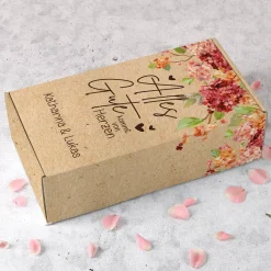 Alles Gute kommt von Herzen - Geschenkverpackung in fünf Größen