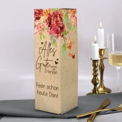 Alles Gute kommt von Herzen - Geschenkverpackung in fünf Größen