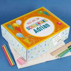 Alles Gute zum Schulanfang - Geschenkverpackung mit Name