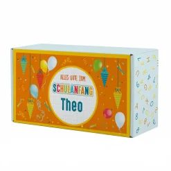 Alles Gute zum Schulanfang - Geschenkverpackung mit Name