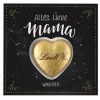 Alles Liebe Mama- Klappkarte mit Lindt Schokoherz und Wunschtext