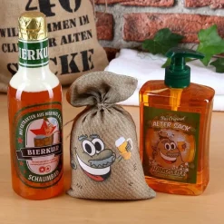 Alter Sack Bierseife-Set zum 40. (4-teilig)