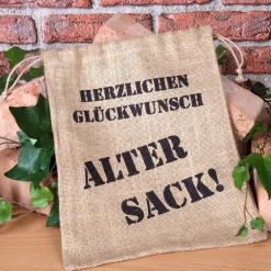 Alter Sack Herzlichen Glückwunsch