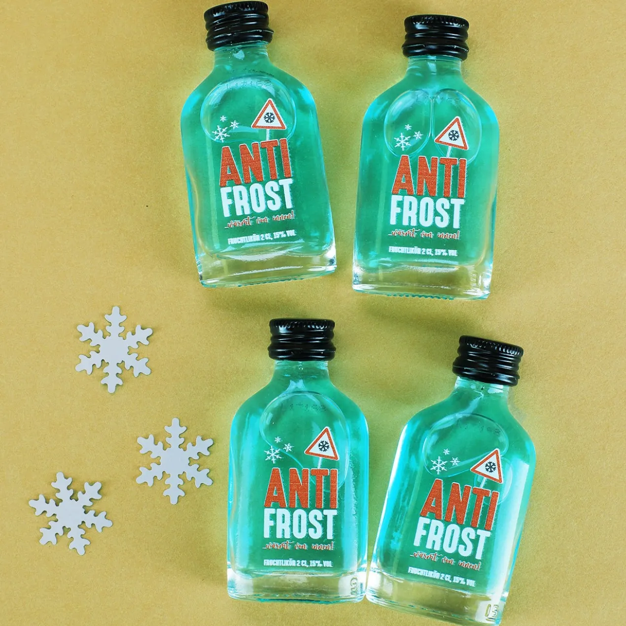 Anti Frost Explosionsbox mit Alkohol als Verpackung für Geldgeschenke & Gutscheine