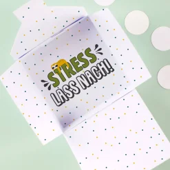 Anti Stress Schokolade - 4 Lindorkugeln in personalisierter Verpackung