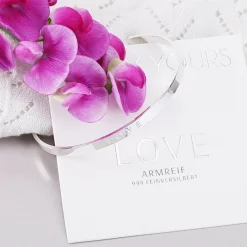 Armreif - LOVE - Silber