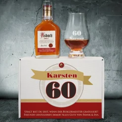Asbach Uralt Geburtstagsgeschenk-Set mit Glas und Geschenkbox