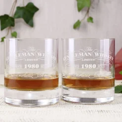 Auchentoshan Whisky Geschenkset mit 2 Gläsern und 3 Whiskys