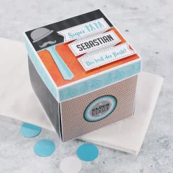 Außergewöhnliche Explosionsbox für Papas mit Personalisierung
