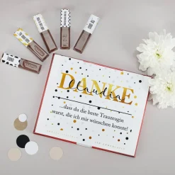 Aufkleberset - Danke - für Merci Schokolade