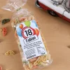 Auto-Nudeln zum 18. Geburtstag mit persönlichem Etikett