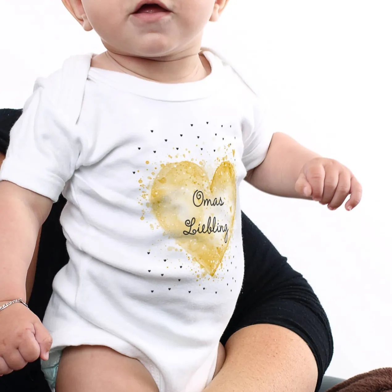 Babybody zum selbst gestalten mit Ihrem Wunschtext, 3 Größen auswählbar