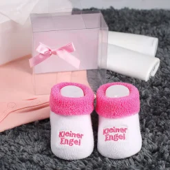 Babys erste Söckchen - Kleiner Engel in rosa