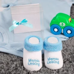 Babys erste Söckchen - Mamas Liebling in blau