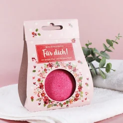 Bade-Schaumkugel - Für Dich - pink