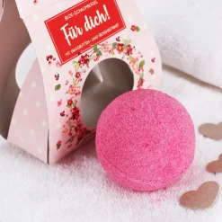 Bade-Schaumkugel - Für Dich - pink
