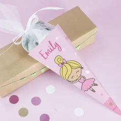 Ballerina Geschwistertüte mit ihrem Namen