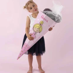 Ballerina-Schultüte für Mädchen mit Wunschname