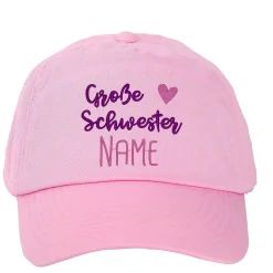 Basecap Kleine / Große Schwester mit Name