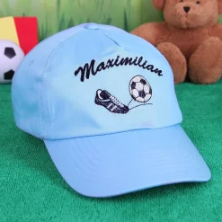 Basecap mit Wunschnamen für Jungen, Fußball