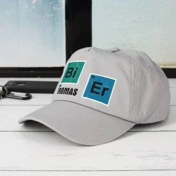 Basecap Periodensystem Bier mit Namensaufdruck